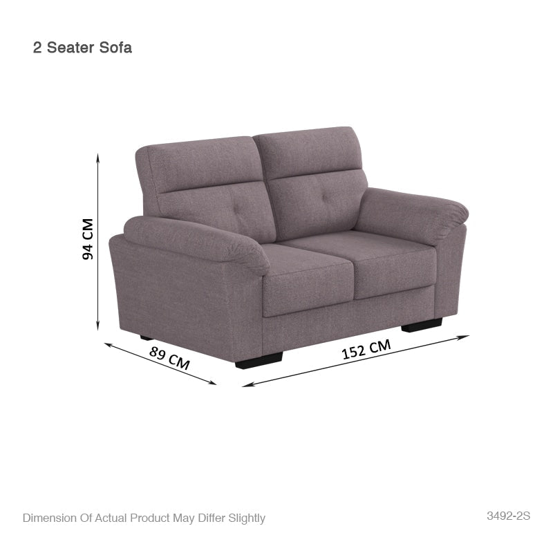 Henry Fabric 2 Seater Sofa