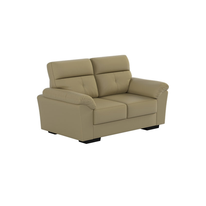 Henry Half Leather Cowhide 2 Seater Sofa