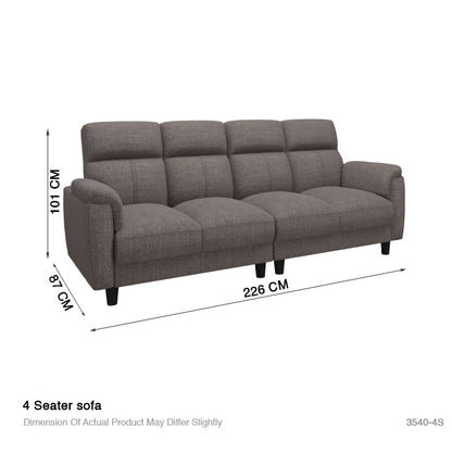 Helen Fabric 4 Seater Sofa