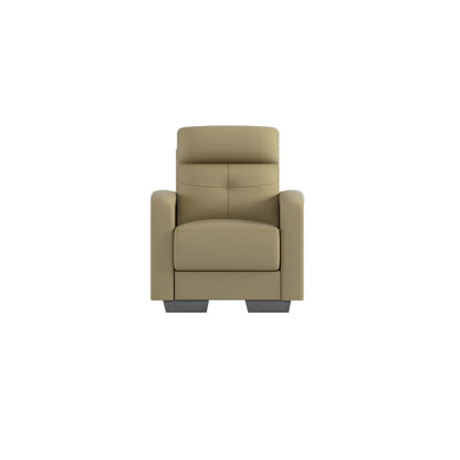 Kaylee Half Leather 1 Seater Sofa