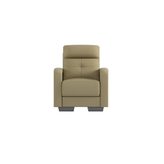 Kaylee Half Leather 1 Seater Sofa