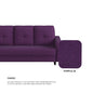 Rylee Fabric 1 Seater Sofa