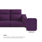 Gianna Fabric 2 Seater Sofa