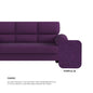 Londyn Fabric 4 Seater Sofa