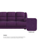 Esme Fabric 1 Seater Sofa