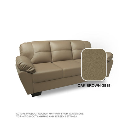 Adam Faux Leather 4 Seater Sofa