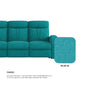 Alice Fabric 3 Seater Sofa