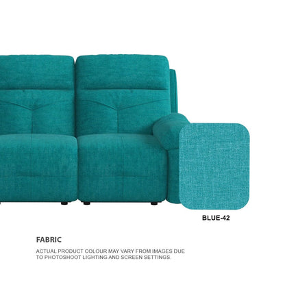 Taylor Fabric 3 Seater With Chaise Sofa
