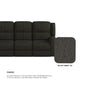 Alana Fabric 4 Seater Sofa