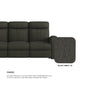 Alice Fabric 3 Seater Sofa