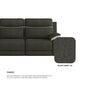 Nina Fabric 1 Seater Sofa
