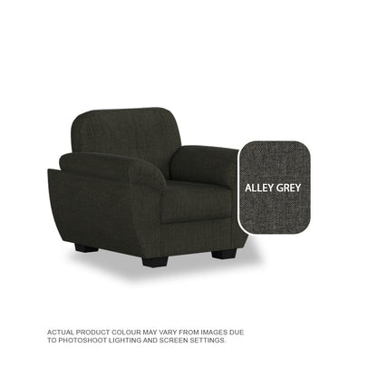 Ember Fabric 1 Seater Sofa