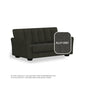 Lois Fabric 3 Seater Sofa