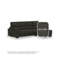 Londyn Fabric 3 Seater With Chaise Sofa