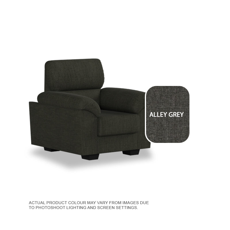 Londyn Fabric 1 Seater Sofa