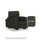 Londyn Fabric 1 Seater Sofa