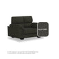 Londyn Fabric 2 Seater Sofa