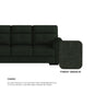 Henry Fabric 2 Seater Sofa
