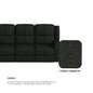 Alana Fabric 4 Seater Sofa
