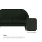Ariana Fabric 2 Seater Sofa