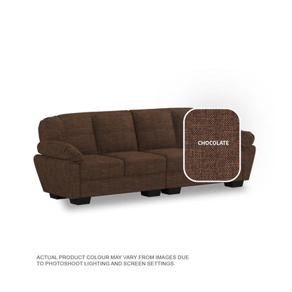 Adam Fabric 4 Seater Sofa