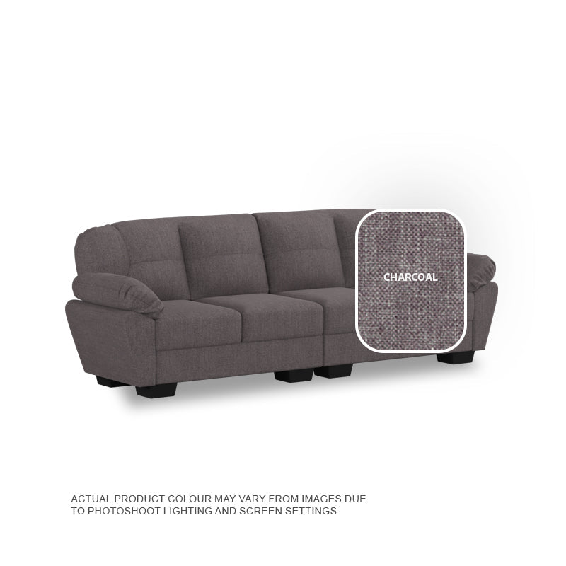 Adam Fabric 4 Seater Sofa