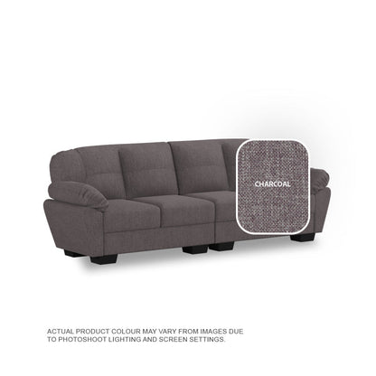 Adam Fabric 4 Seater Sofa