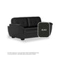 Ember Faux Leather 3 Seater Sofa