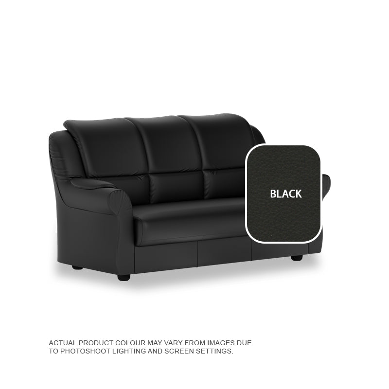 Hannah Faux leather 3 Seater Sofa