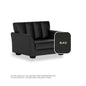 Lois Faux Leather 2 Seater Sofa