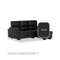 Londyn Faux Leather 2 Seater With Chaise Sofa