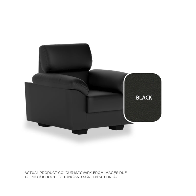 Londyn Faux Leather 1 Seater Sofa