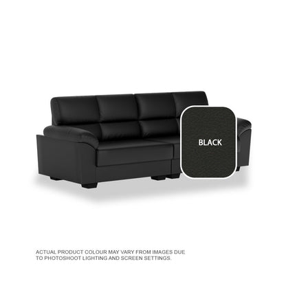 Londyn Faux Leather 4 Seater Sofa