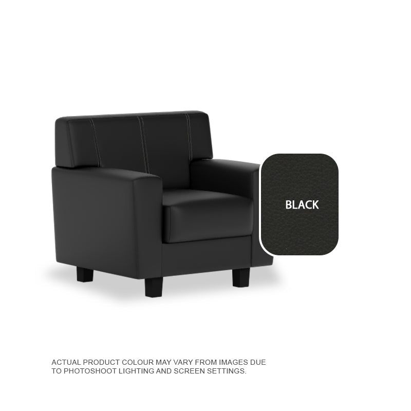 Blake Faux Leather 1 Seater Sofa