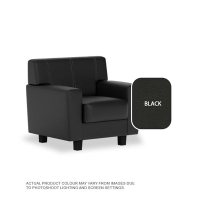 Blake Faux Leather 1 Seater Sofa