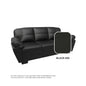 Adam Faux Leather 4 Seater Sofa