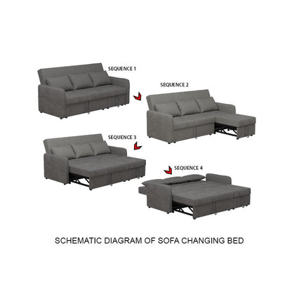 Katie Waterproof Latex Sofabed (Removable Cover)
