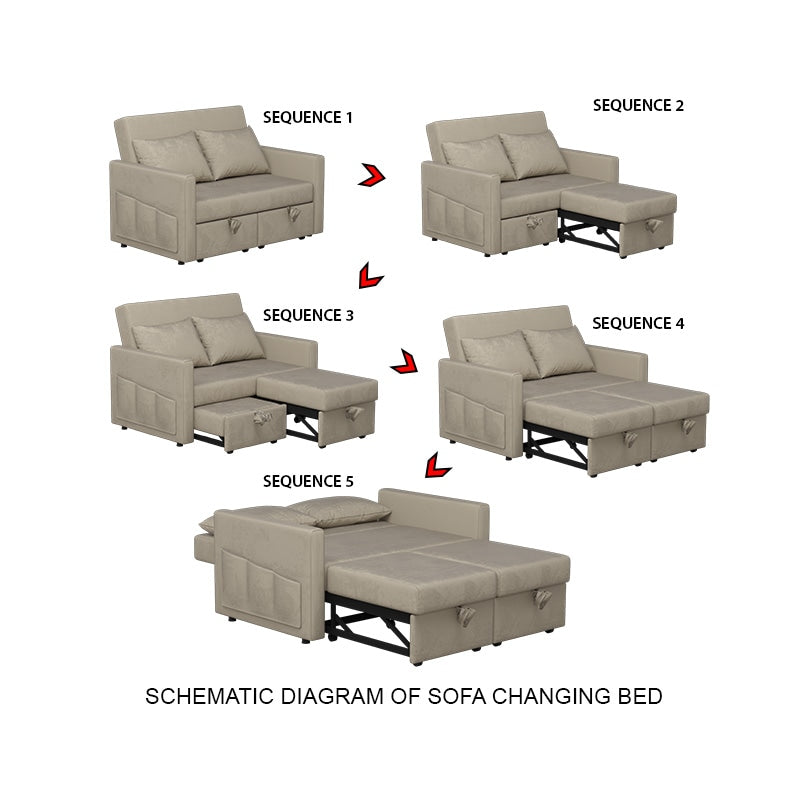 Haley Waterproof Latex Sofabed (Removable Cover)