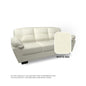 Adam Faux Leather 2 Seater Sofa