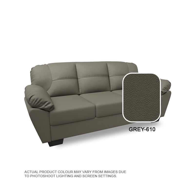 Adam Faux Leather 4 Seater Sofa