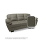 Adam Faux Leather 4 Seater Sofa