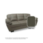 Adam Faux Leather 1 Seater Sofa