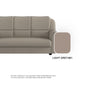 Hannah Faux leather 1 Seater Sofa