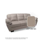 Adam Faux Leather 1 Seater Sofa