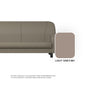 Ellie Faux Leather 1 Seater Sofa