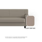 Blake Faux Leather 1 Seater Sofa
