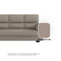 Londyn Faux Leather 4 Seater Sofa