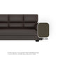 Londyn Faux Leather 4 Seater Sofa