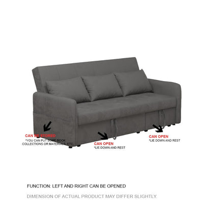 Katie Waterproof Latex Sofabed (Removable Cover)