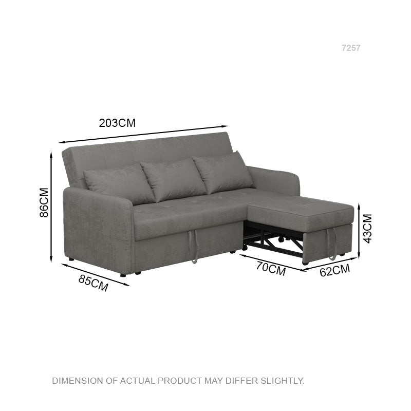 Katie Waterproof Latex Sofabed (Removable Cover)